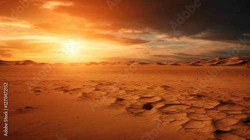 arid scorching sun