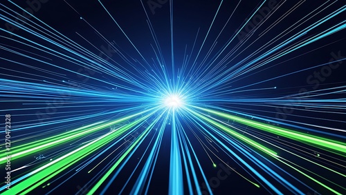 abstract background with rays