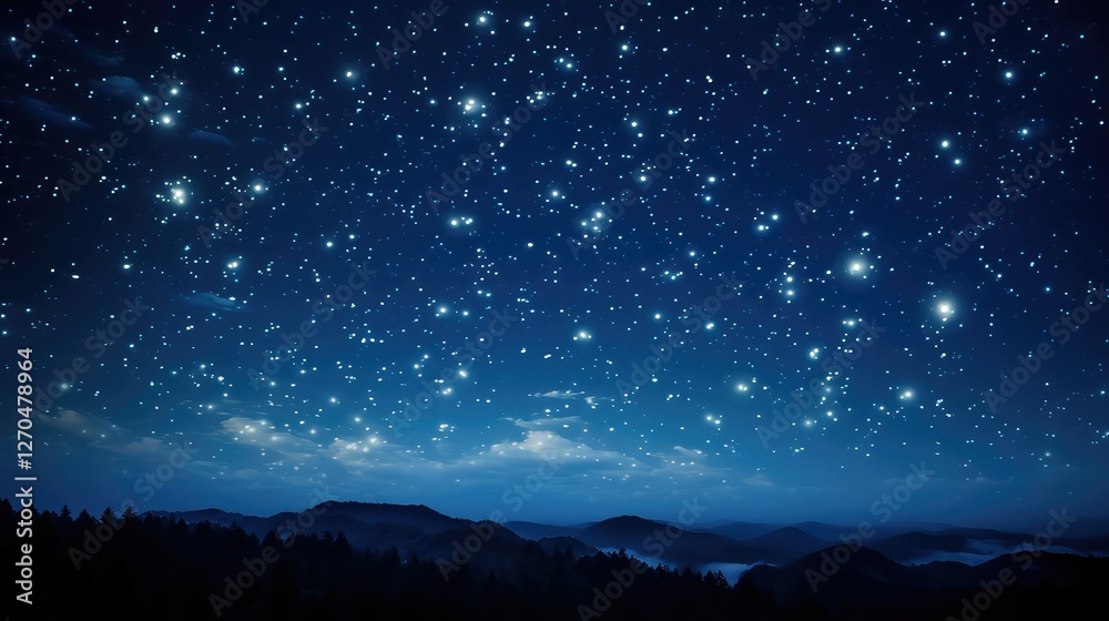 Fototapeta premium clear twinkle stars