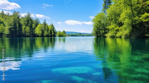 nature fresh blue background