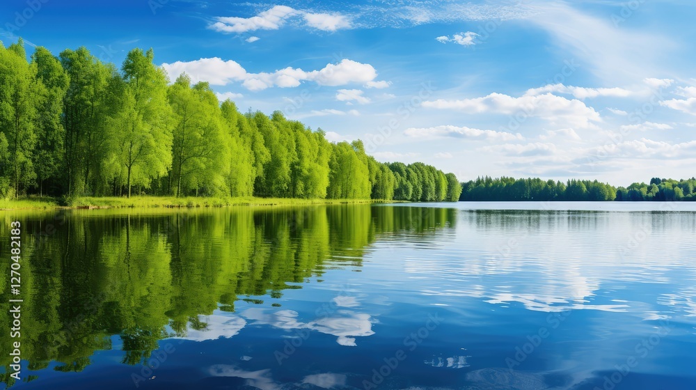 Fototapeta premium calm light blue nature