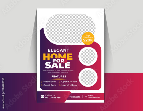 Professional A4 Print-Ready Real Estate Flyer and Poster Template