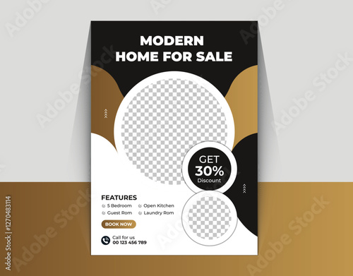 Modern and Professional Real Estate Flyer Design