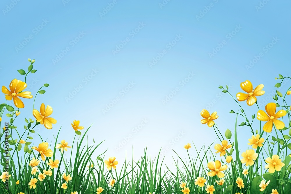 grass and flowers grass and flowers