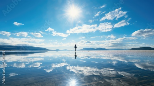 tranquility water walking