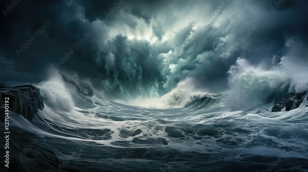 Fototapeta premium waves type water