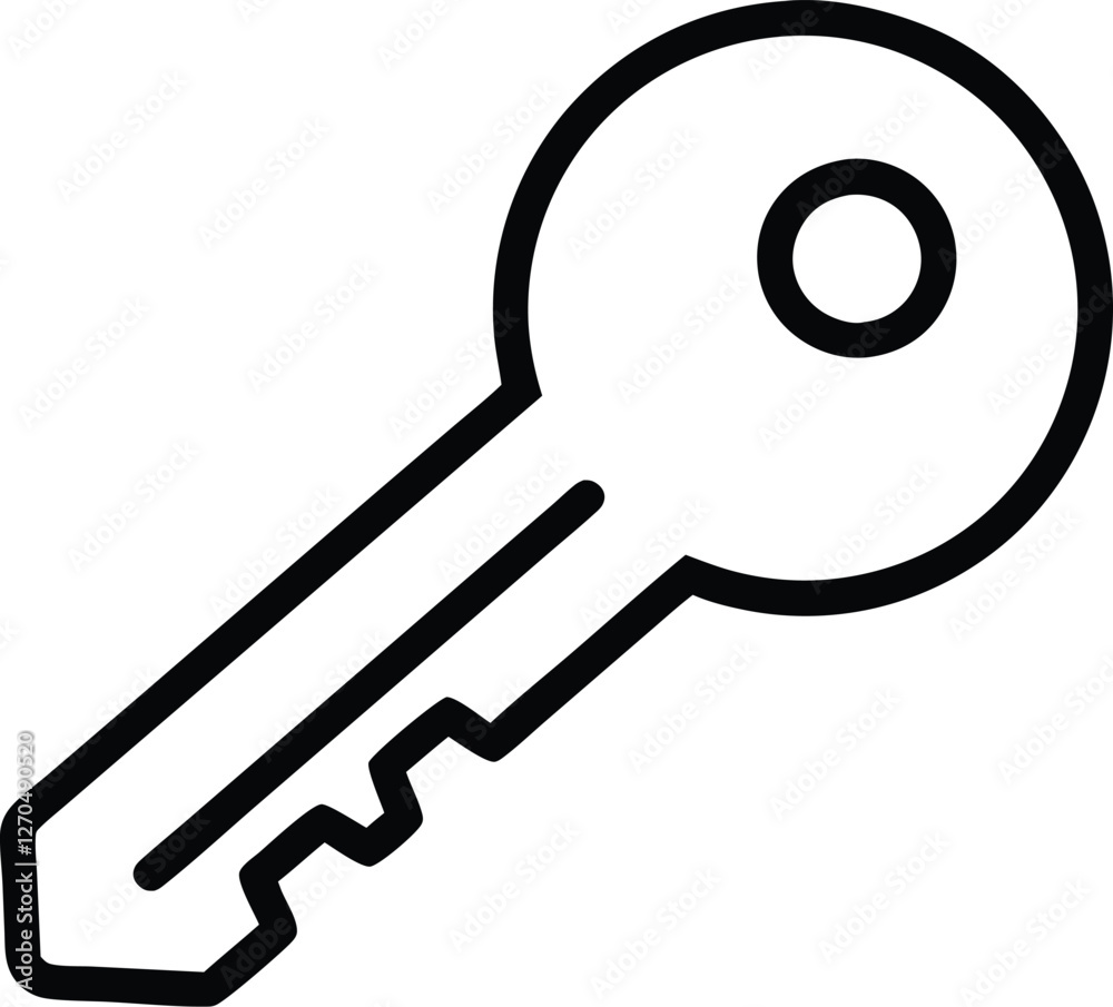 Key icon vector, Access key symbol Key icon vector, Access key symbol