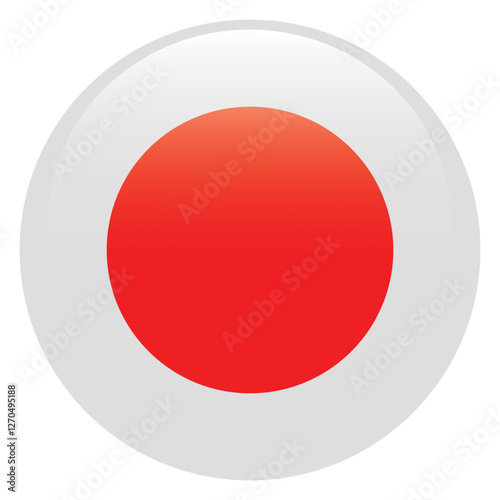 Free Download Flag of Japan. Japan round flag logo icon computer vector illustration design - GFXLoad