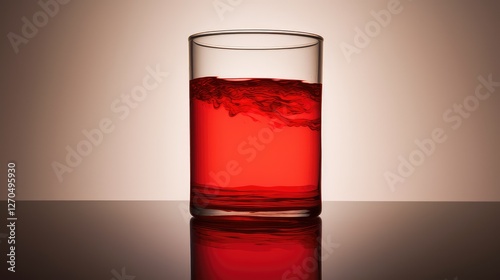 contrast red dye in water photo