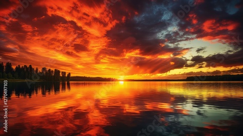 reflection green yellow red