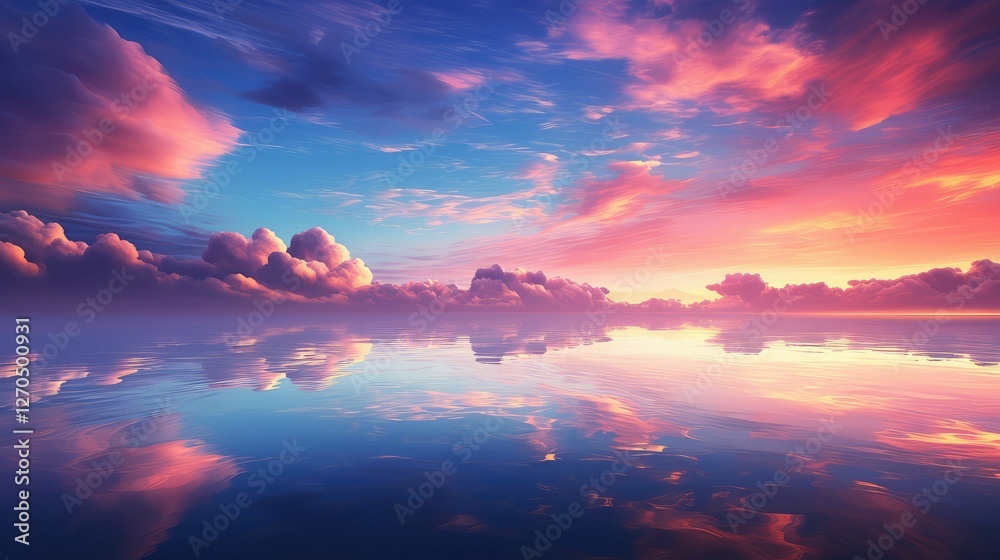 Fototapeta premium hues blue and orange sky