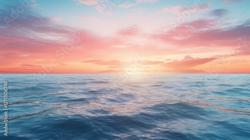 sky blue and rose gold