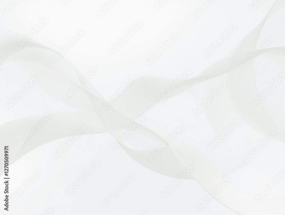 Abstract white wavy lines on light background Abstract white wavy lines on light background