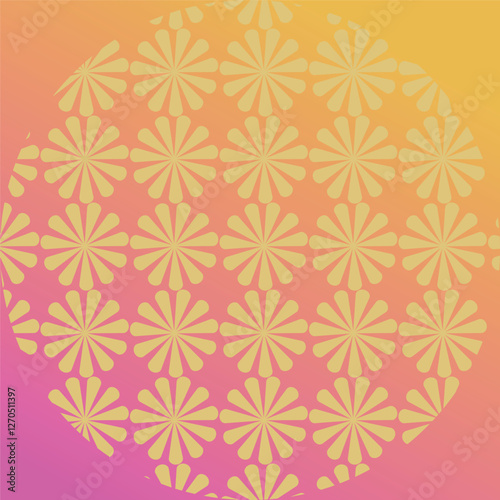 Adobe Illustrator ArtworkJapanese style geometric gold pattern background decoration