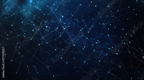 Abstract Digital Network Background