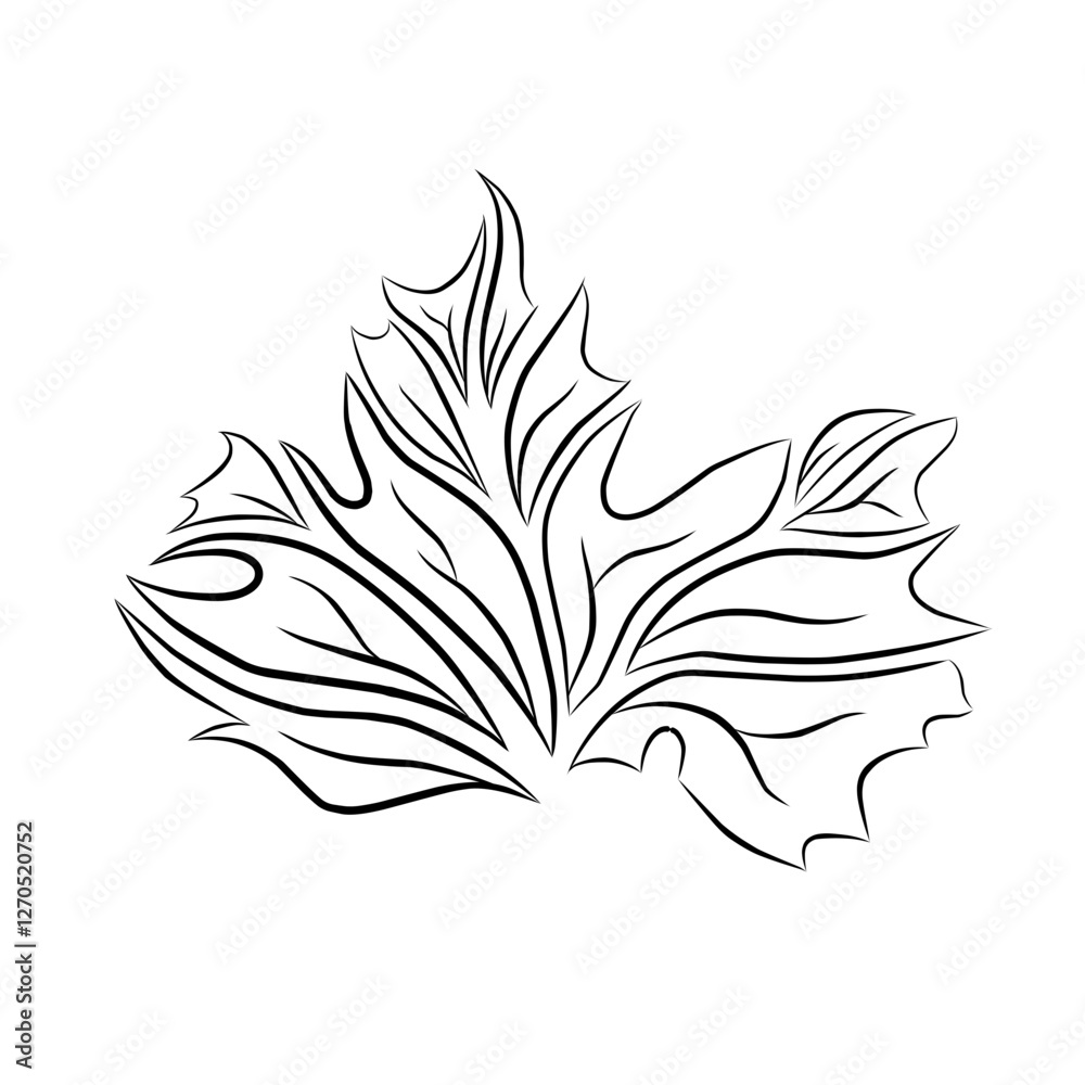 Fototapeta premium Leaf iicon