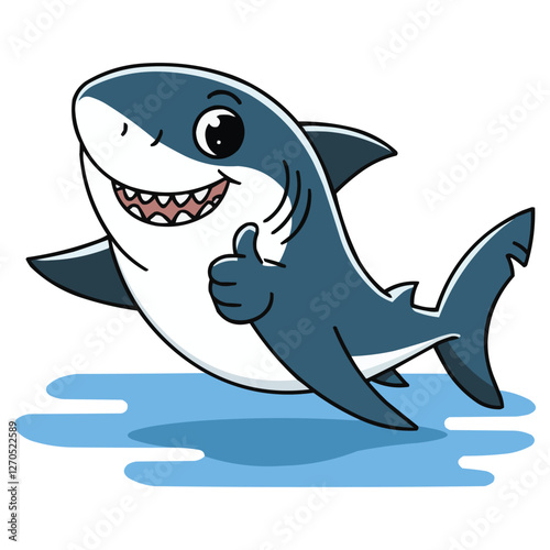 shark cartoon character