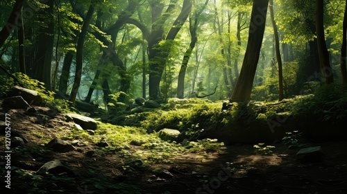 Wallpaper Mural forest biscay green Torontodigital.ca