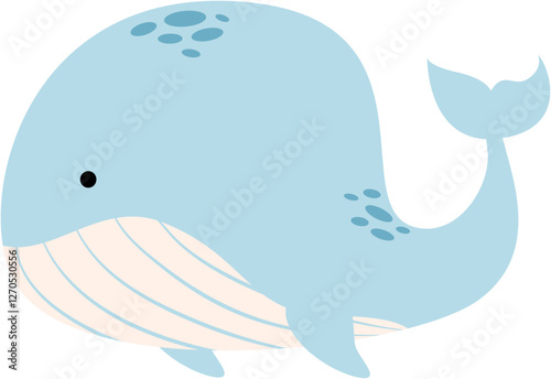 whale sea life cartoon