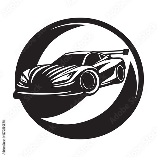 Car Logo Vector Illustration icon design on white background.