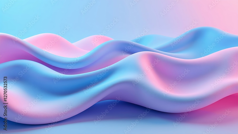 Fototapeta premium Silky fluid gradient