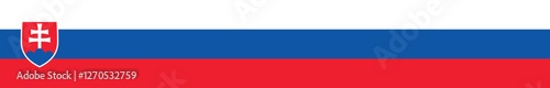 Free Download Flag of Slovakia. Slovakia flag long banner digital vector illustration - GFXLoad