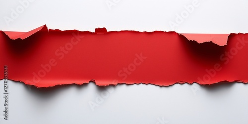 Wallpaper Mural Tearing red paper art studio setting abstract photography creative environment close-up view Torontodigital.ca