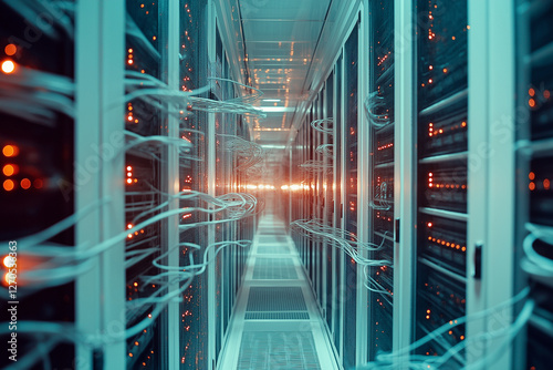 Obraz na płótnie server w salonie