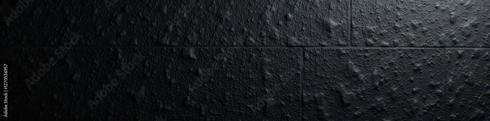 Textured black soundproof foam Studio wall detail , sound insulation, interior design Textured black soundproof foam Studio wall detail , sound insulation, interior design
