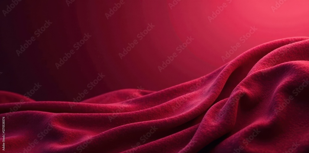 Obraz premium Burgundy velvet wallpaper, subtle light reflection, surface, light