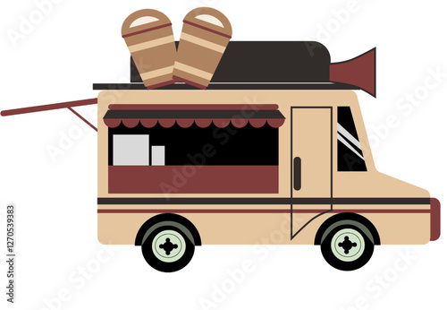 Food truck, Coffee Truck.