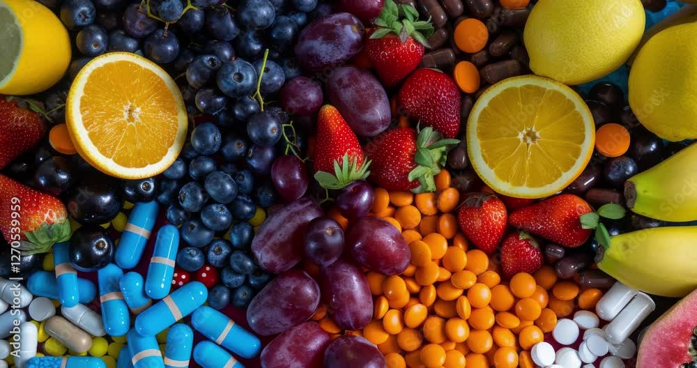 An array of colorful fruits and vegetables. Healthy foods and supplements. multivitamins with fruits and vegetables. Colorful vegetables and fruits. Vegan food background. Healthy eating. Real food An array of colorful fruits and vegetables. Healthy foods and supplements. multivitamins with fruits and vegetables. Colorful vegetables and fruits. Vegan food background. Healthy eating. Real food