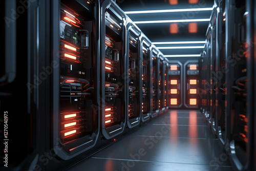 Obraz na płótnie server w salonie
