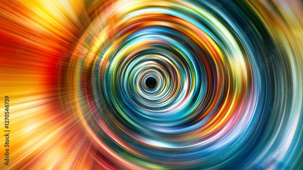Colorful Abstract Swirl Design with Dynamic Motion and Light Effects Colorful Abstract Swirl Design with Dynamic Motion and Light Effects