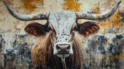 Longhorn herd