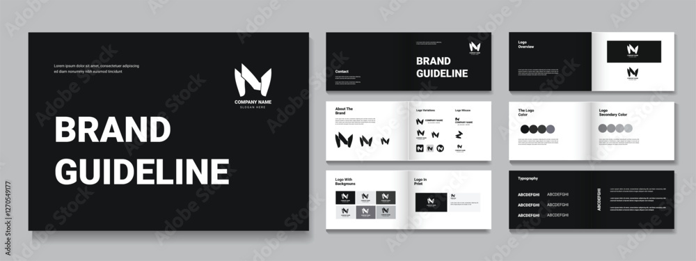 brand guidelines presentation template, logo guideline layout brand guideline design brand guidelines presentation template, logo guideline layout brand guideline design