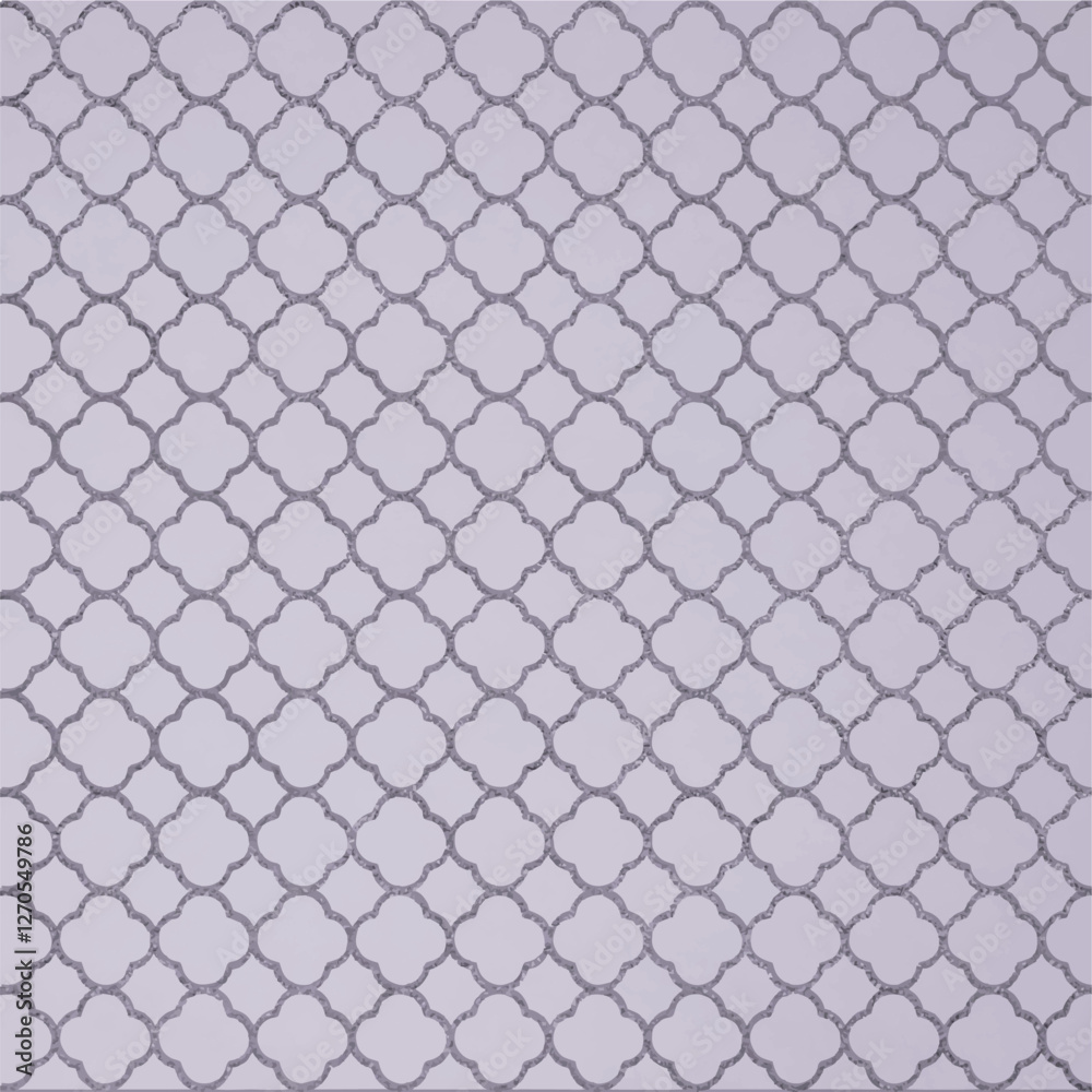 Fototapeta premium Purple Geometric Pattern Wallpaper
