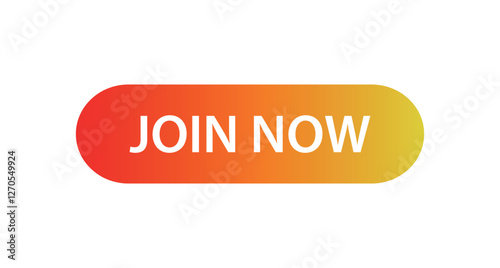 join now sign on white background	