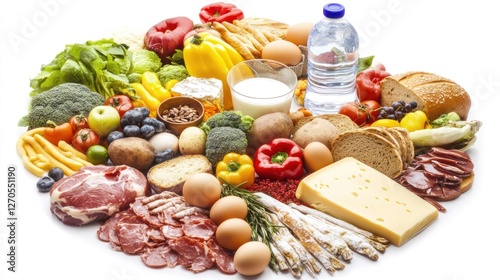 Assortment of Healthy Food Items