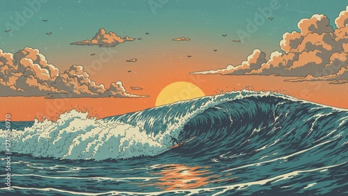 sea and waves