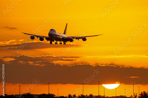Airplane from Miami International Airport photo