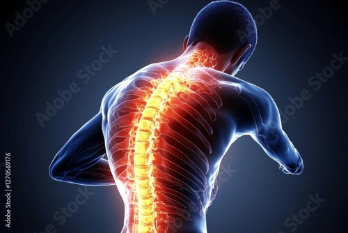 Man Suffering From Back Pain, 