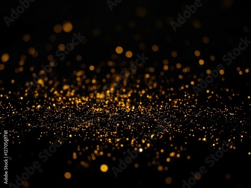 Abstract Gold Glitter Background