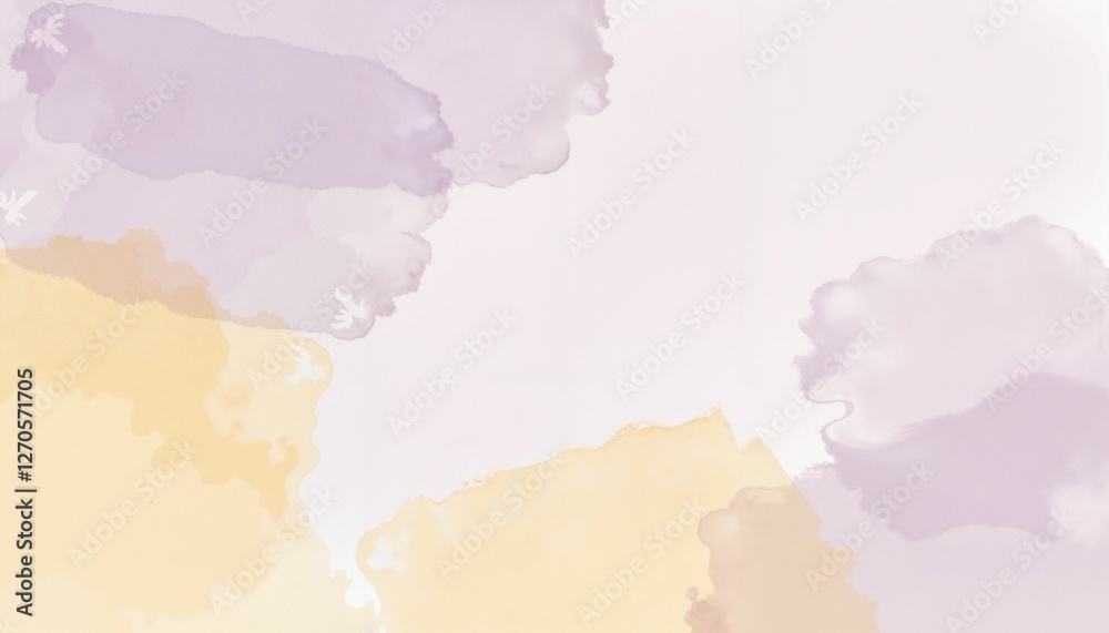 Soft lilac and champagne watercolor abstract background, modern elegance Soft lilac and champagne watercolor abstract background, modern elegance