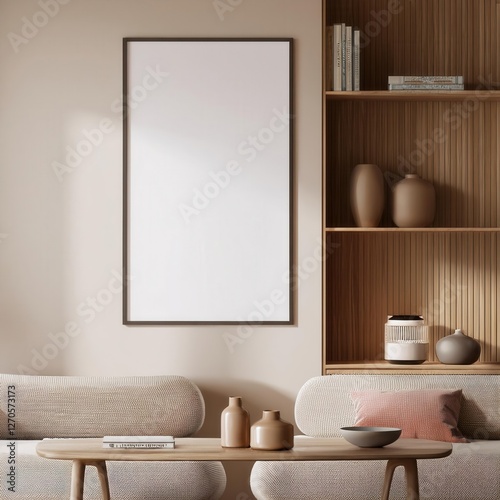 ISO A Poster Frame Mockup: Perfect for Modern Interiors