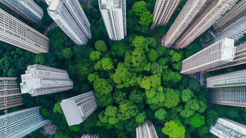 Urban Oasis: A stunning aer...