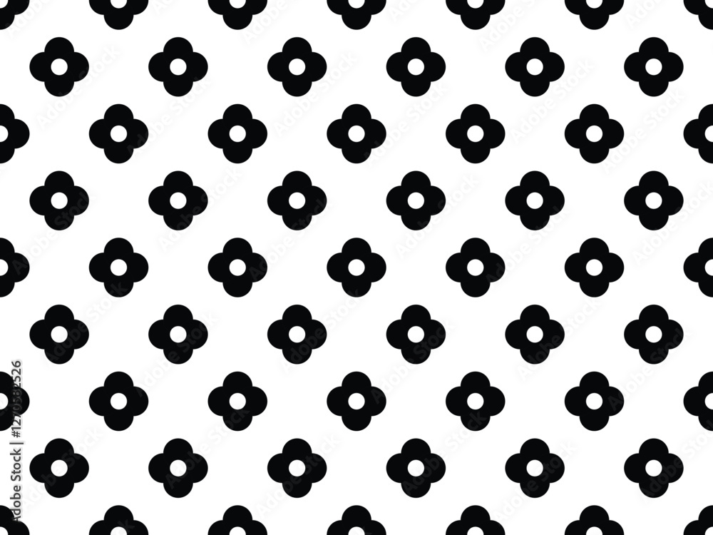 Sun flower pattern in Black style vector Sun flower pattern in Black style vector