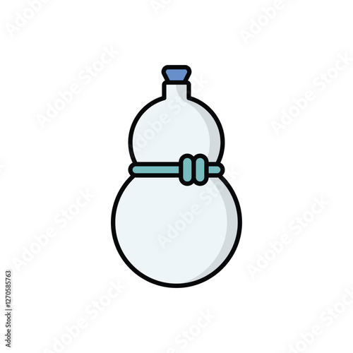 Gourds icon isolated on a white background. Vector illustration.