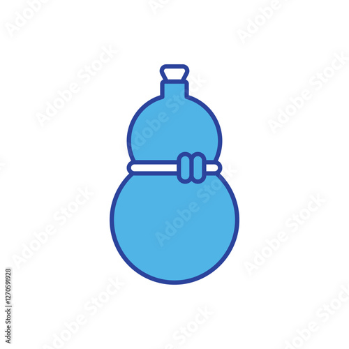 Gourds icon isolated on a white background. Vector illustration.