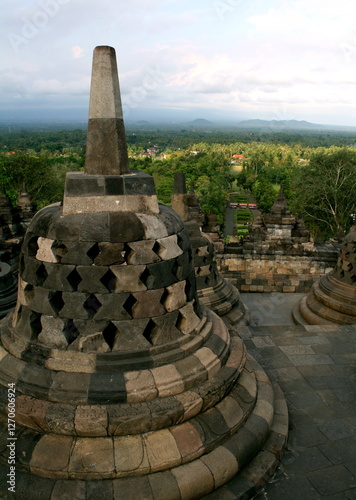 magnificent and beautiful Borobudur temple